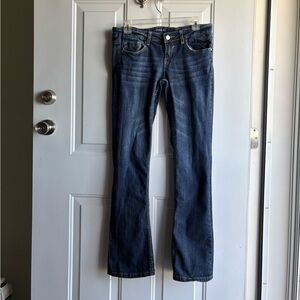 Vigoss distressed Women's Blue Jeans boot cut size 27